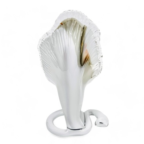 Vintage Art Nouveau White Murano Blown Glass Sculpture - Picture 8 of 10