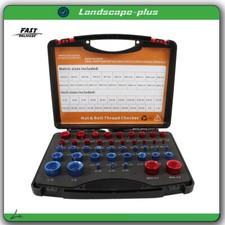 Nut and Bolt Thread Checker Set of Nut and Bolt Gauges 44 Pcs 23 Inch  21 Metri