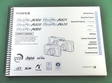Fujifilm FinePix A610 A 800 A820 A820 A900 Owner's Manual: W/ Protective Covers!