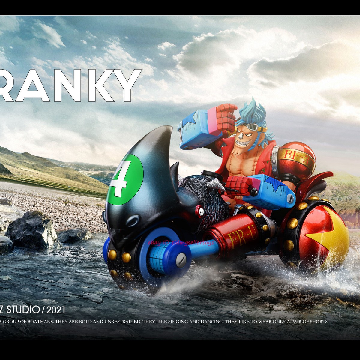 YZ Studio Franky Vehicle Series 001 Model Black Rhino FR-U 4