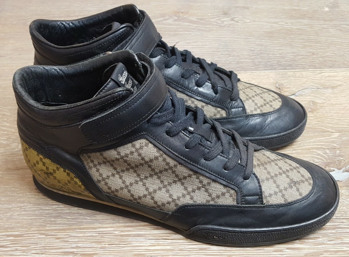 GUCCI Diamante Print Coated Canvas High 