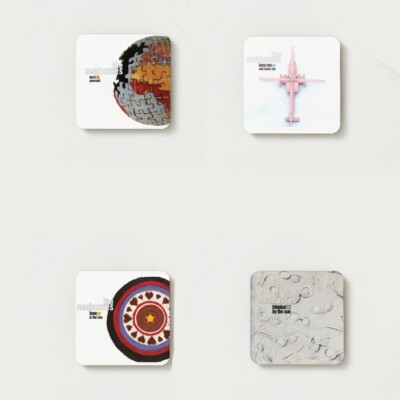 Seahorses Set Of 4 Coasters Britpop Stone Roses John Squire Oasis Ian Brown