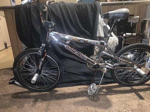 mongoose bmx bike silver