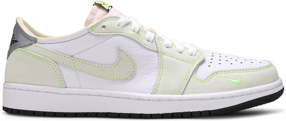 【美品】Air Jordan 1 Low OG Ghost Green 26.5 Nike Air Jordan 1 Retro Low White Ghost Green Black Size