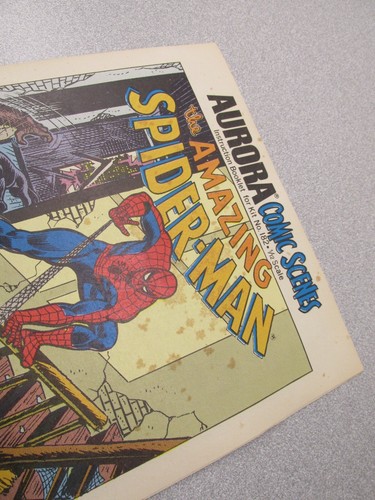 Vintage 1974 Aurora Comic Scenes SPIDERMAN Model with COMIC - No. 182 -See Other - Picture 13 of 14