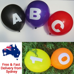 Colourful Balloon Letters A-Z 0-9 Party Decoration 