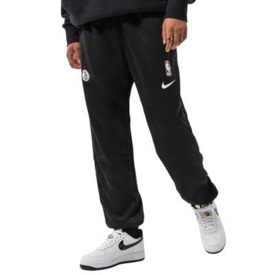 Nike ZIP POCKET Fleece Jogginghose BROOKLYN Net Spotlights Herren Gr. S, M, L, Schwarz