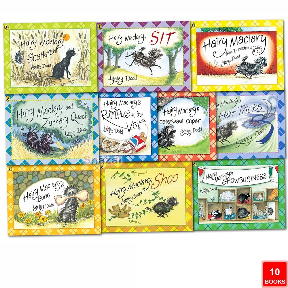 Lynley Dodd Hairy Maclary and Friends Series 10 Books Collection Set Paperback