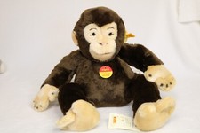 Steiff Chimpanzee Plush Monkey Brown Animal Cosy Friends Cuddly Doll Tag 064241