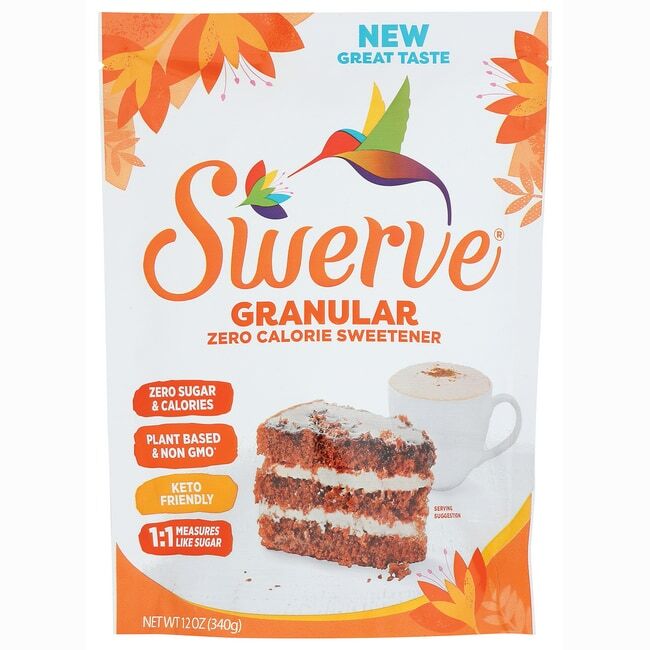 Гранулированный подсластитель Swerve с нулевой калорийностью, 12 унций
