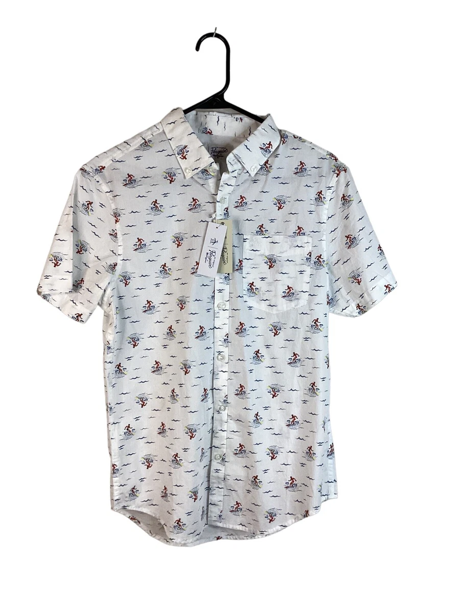 Penguin short shop sleeve button down