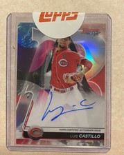 2020 Bowman's Best of Refractor Luis Castillo Auto Reds #B20-LC
