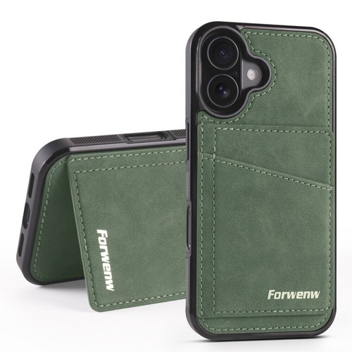 For iPhone 16 15 14 13 12 11 Case Wallet RFID Blocking Leather Card Stand Cover - Picture 12 of 64