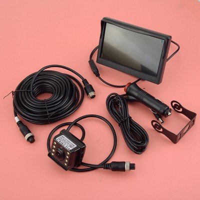 5 Lcd Monitor 4pin Ccd Rear View Parking Camera Kit For Car Van Trailer Truck Ebay