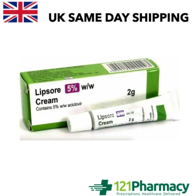 Cold Sore Cream 5% - 2g | LIPS | FACE - Brand May Vary