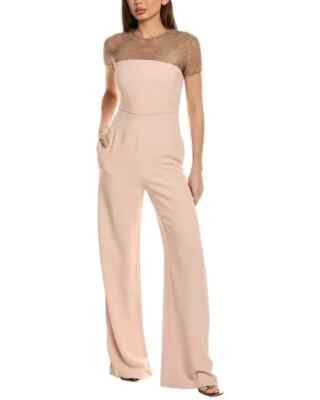 Stella McCartney Alysha Crystal-Embellished Jumpsuit 38 US 2 XS Rose $3200