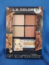 L.A. Colors Get Sculpted! Contour Kit - 4 Shades for Perfect Contouring