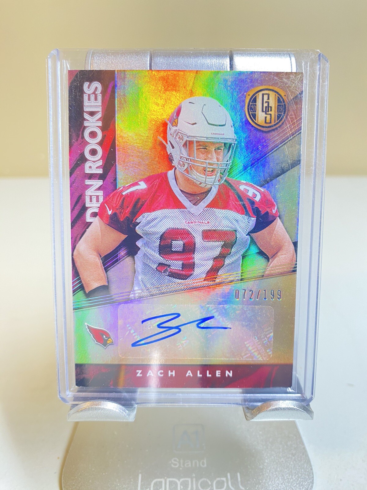 Zach Allen Panini Luminance Rookie Ink #ZA Gold