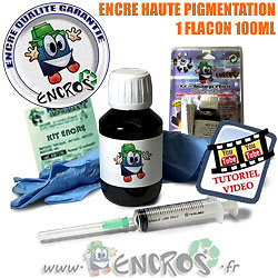 Kit encre noir pigmentée EPSON T0711 pour réparer les impressions ternes et pâles