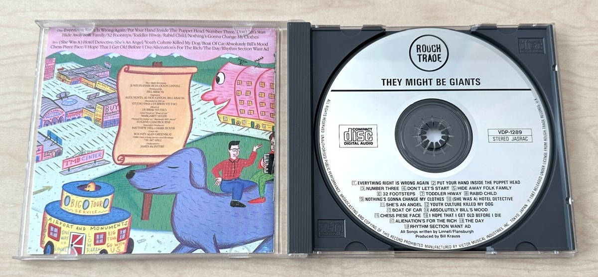 THEY MIGHT BE GIANTS Self-Titled (1987) CD Rough Trade JAPAN
