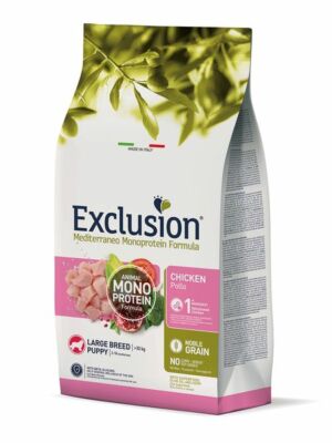 Exclusion Mediterraneo Noble Grain Puppy Huhn Large Breed 12 kg