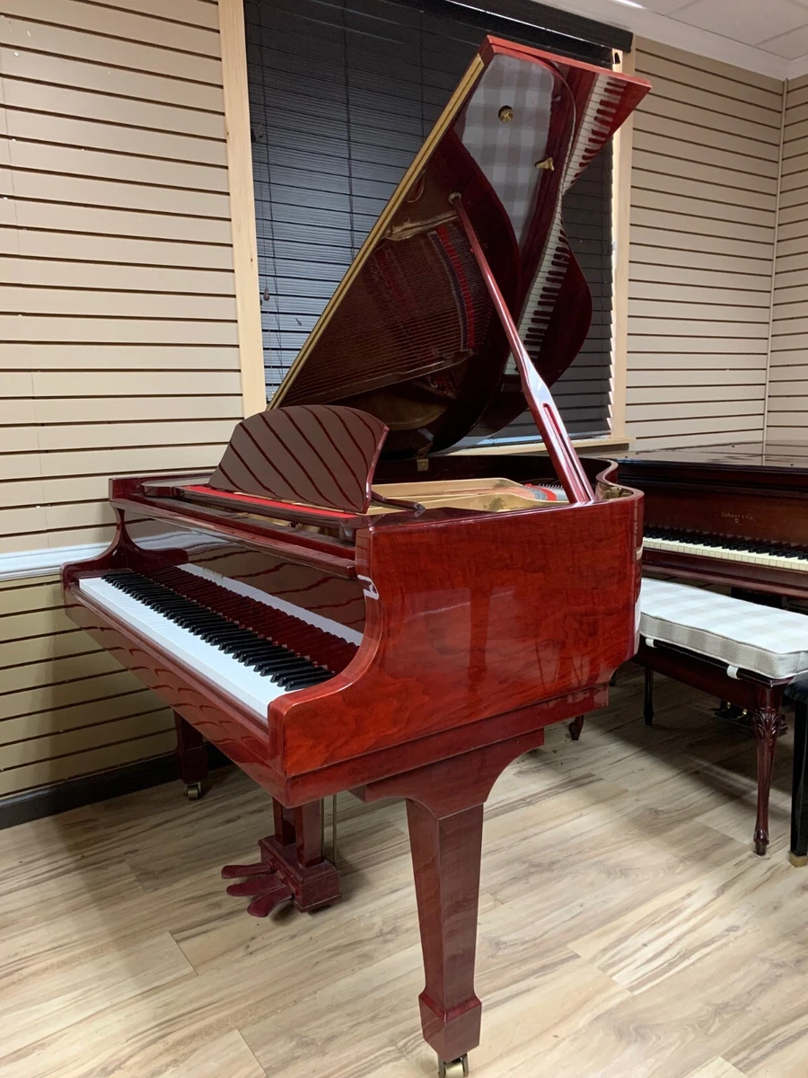 BEAUTIFUL SCHUMANN GRAND PIANO HIGH POLISHED MAHOGANY