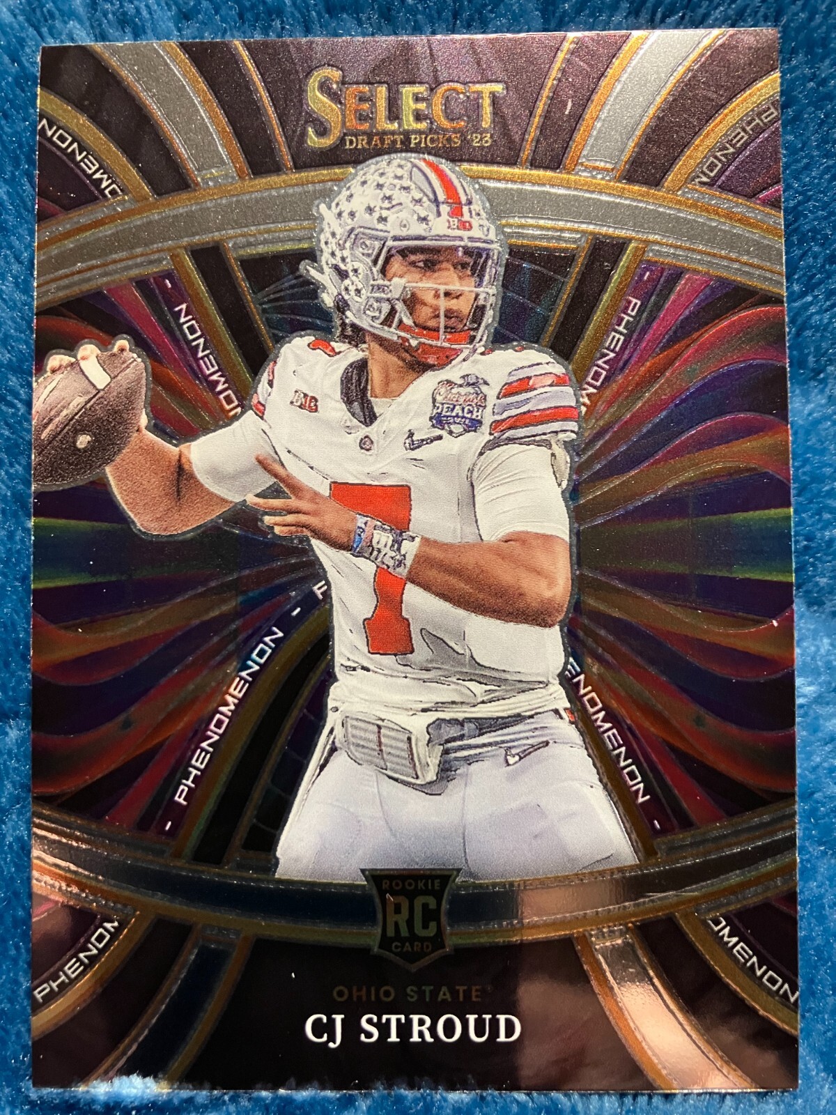 CJ Stroud 2023 Panini Select Draft Picks # PH-CS Phenomenon Silver Prizm RC