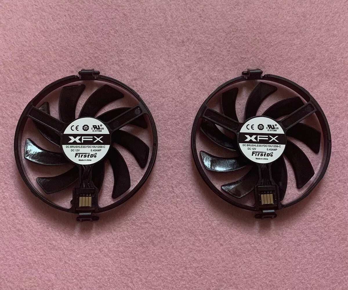 XFX AMD RX 460 470 480 RX570 RX580 Video Card Fan Replacement FDC10U12S9 C R292
