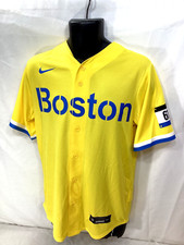 NEW Boston Red Sox NIKE City Connect Game Jersey Mens Medium Cool Base #99 Back