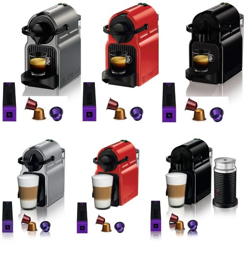 Cafetera Nespresso Inissia cervecero Kit Con Aeroccino 3 opcional | eBay
