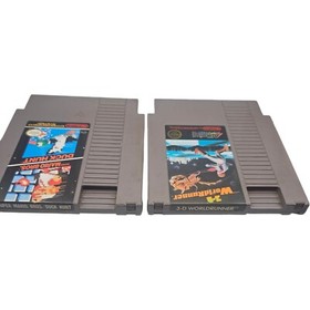 Original Nintendo NES Games Lot Of 4 Duck Hunt Super Mario WorldRunner Golf