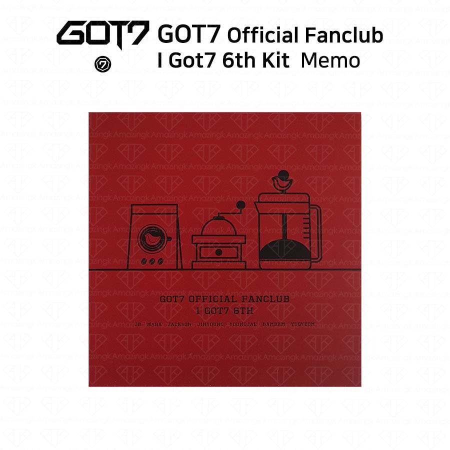 GOT7 Official Fanclub I GOT7 6th Kit - Official Photo book & Memo
