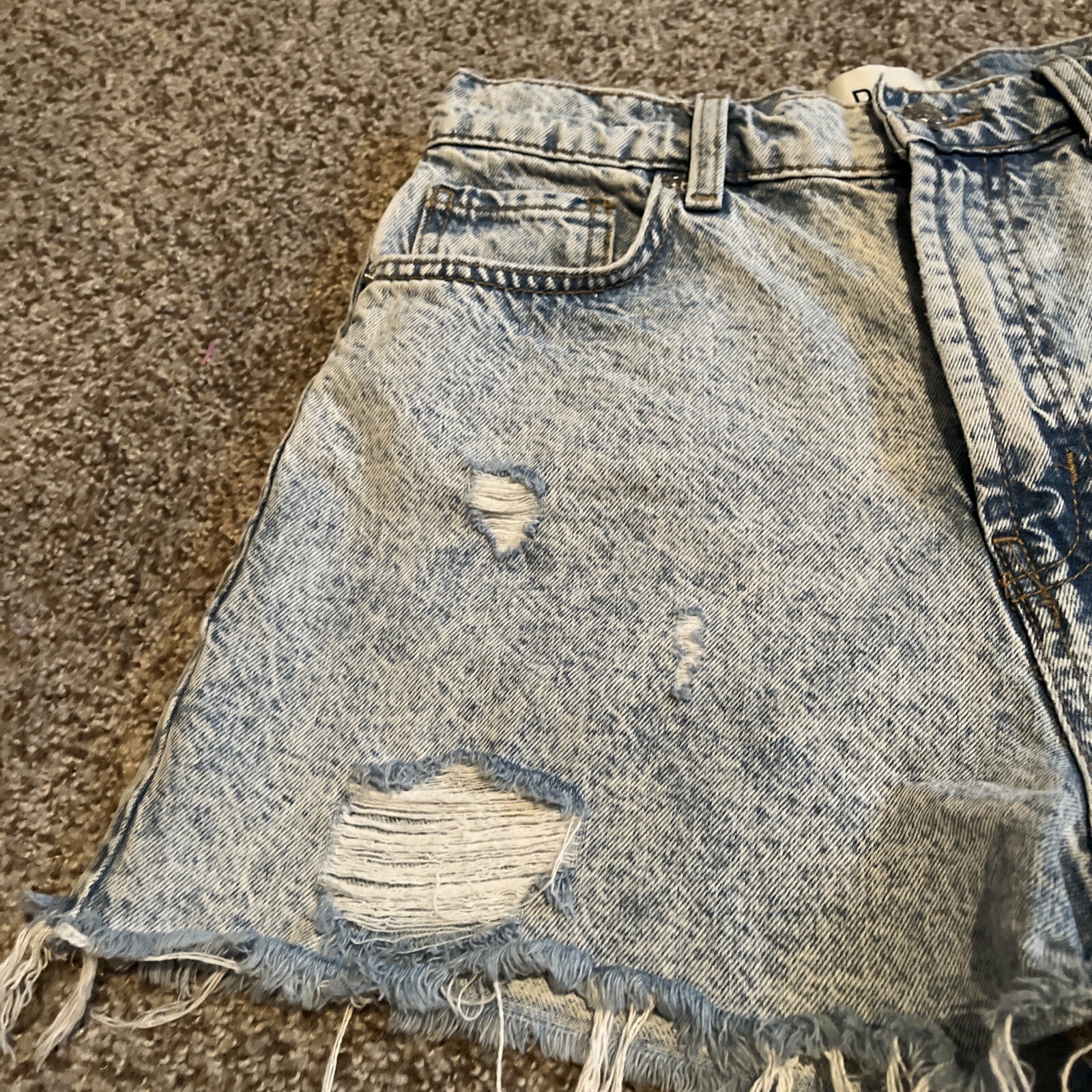 BDG Women's Size 28 Summer Cutoff Denim Distressed Frayed Jean Shorts - View 4