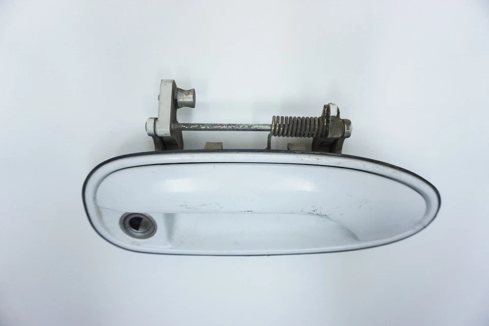 Manija de puerta exterior de pasajero Honda Prelude 1992-1996 OEM (blanco) Foto 2 de 4