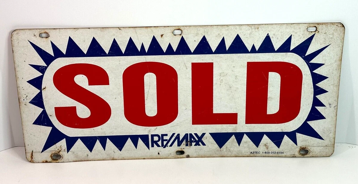 Remax Sold Sign