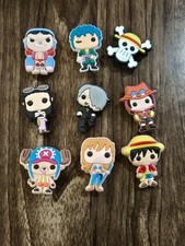Schuhschmuck Set One Piece Crocs Jibbitz Ruffy Zoro Nami Anime Manga