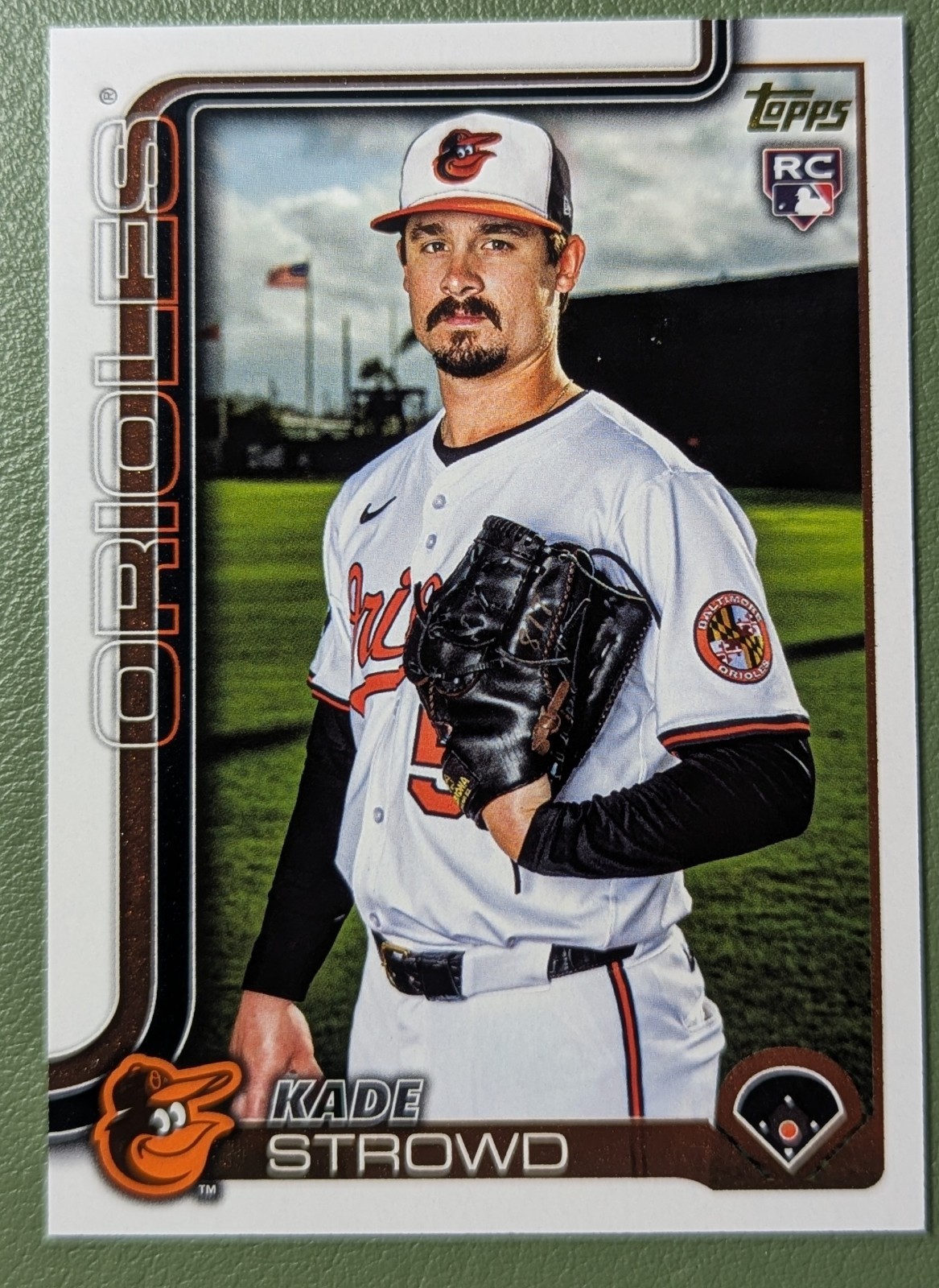 2025 Topps Update - Kade Strowd #US146 Golden Mirror Image Variation RC SSP