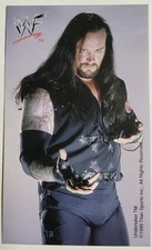 WF-WRESTLING LEGEND-UNDERTAKER-NEW- 1999 Prismatic Vending Machine Sticker 114 