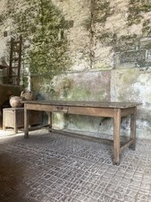 Antique French Oak Rustic Farmhouse Table 