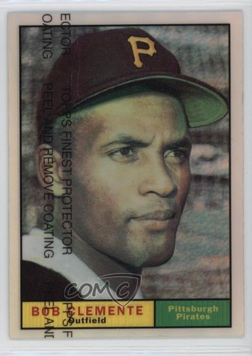 1961 Topps Reprint [Refractor] #7 1998 Topps Clemente Finest card