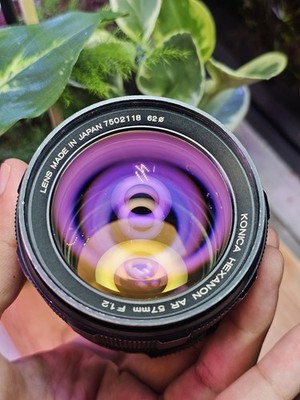 レア 希少 前期型 konica 57mm f1.2 ARマウント Konica Hexanon AR