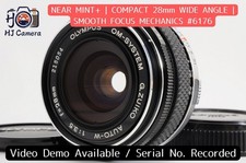  NEAR MINT  Olympus OM G.Zuiko Auto-W 28mm f/3.5 Wide MF Lens OM Japan