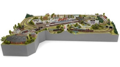 GP4-0125 C-Gleisplan Falkenstein-XL 400x250x150 als DIN A4 Mappe (Color)