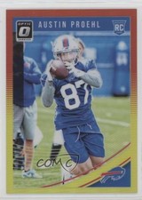 2018 Donruss Optic Rookies Red & Yellow Prizm Austin Proehl #119 0pl