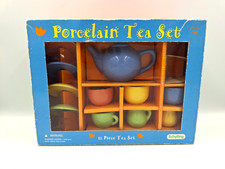 Schylling Children  s Porcelain Tea Set 12 Pc Ceramic Toy 12pc Original Box
