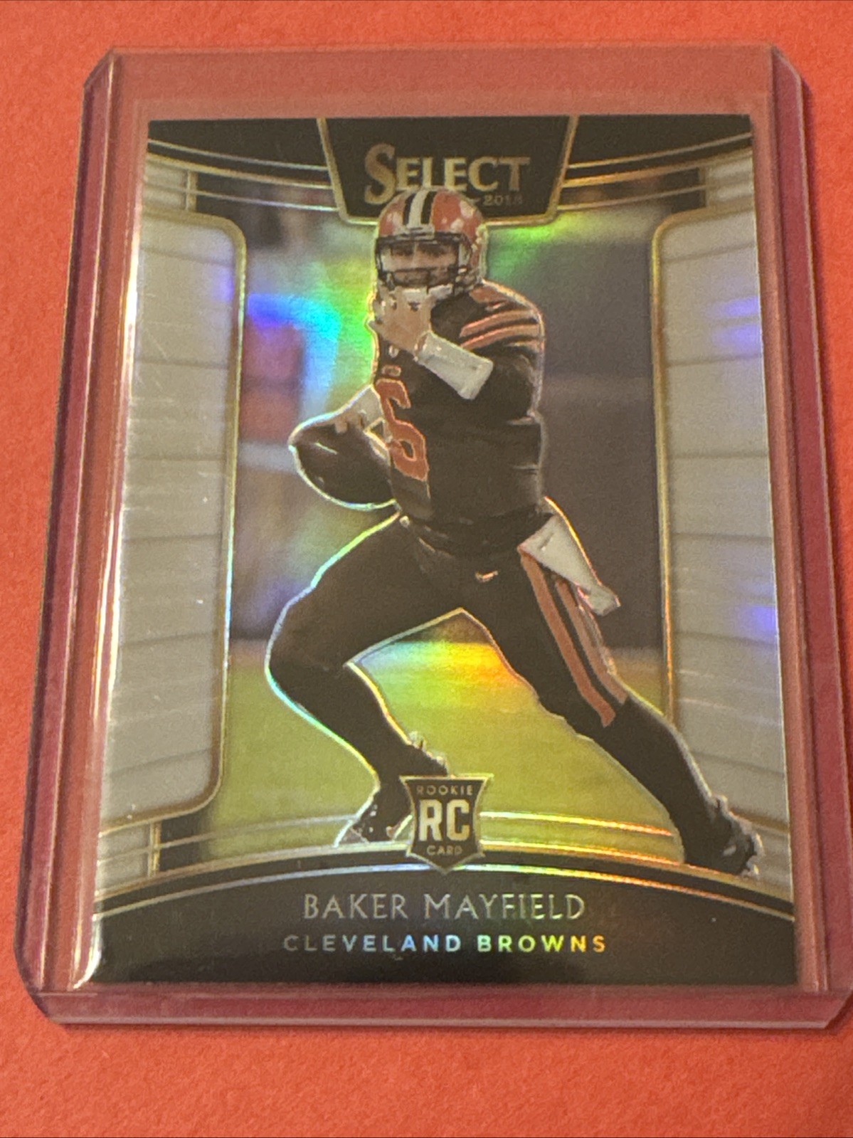 2018 Panini Select Baker Mayfield Rc Silver Prizm Concourse