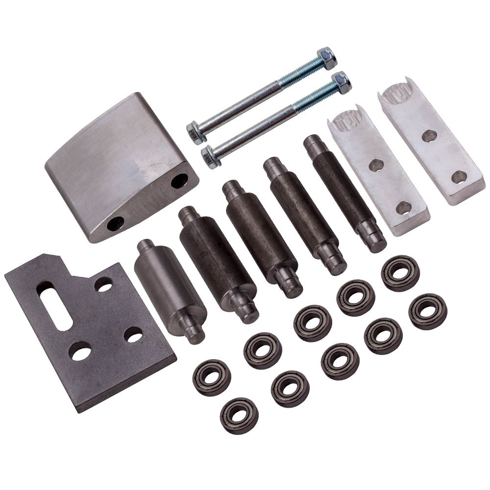 Support petite roue pour ponceuse à bande 2x72 avec galets 1 3/4 1/2 5/8 7/8