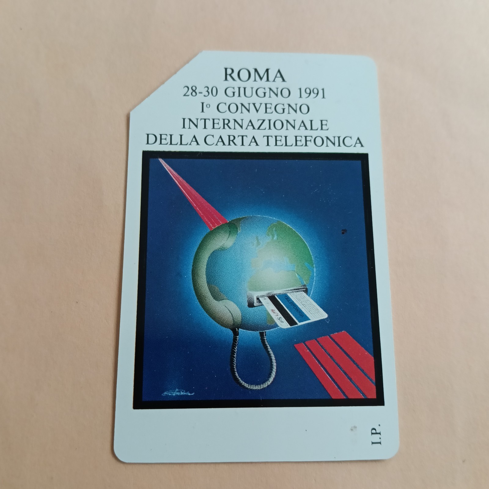 Schede telefoniche Sip Roma 91 Usata c&C 2190