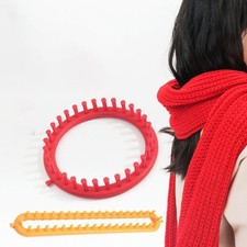 Knitting Tool for Rectangle Round Weaving Scarf Sweater Hat with Various Sizes