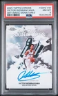 2025 TOPPS CHROME SKY WRITE SIGNATURES #SWS-VW VICTOR WEMBANYAMA PSA 8